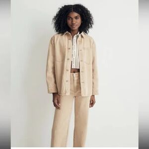 Madewell Denim Shirt-Jacket: Botanical Yarn-Dye Edition, new no tags,  size S,